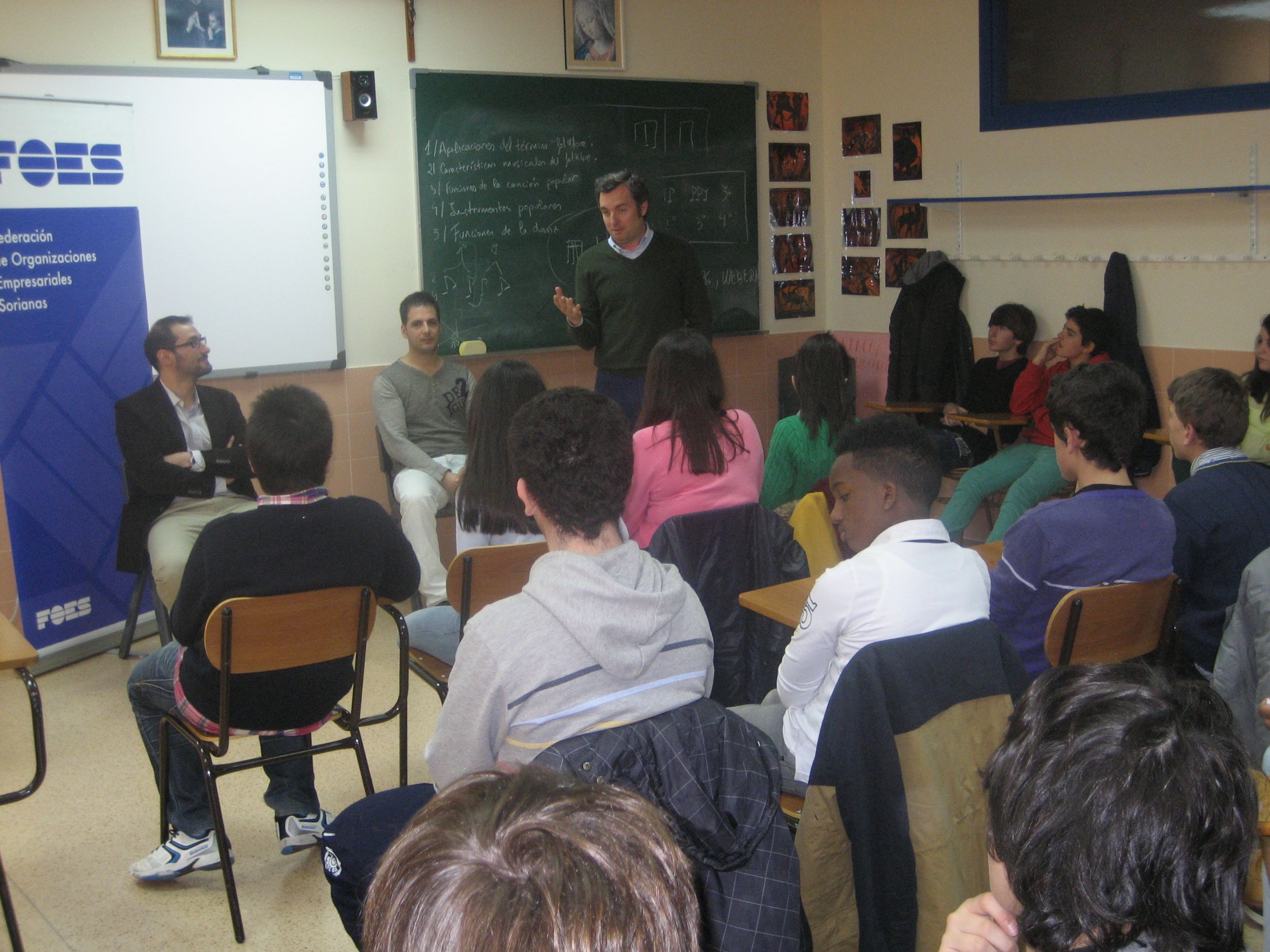 De la mano de FOES los alumnos del Colegio de Nuestra Sra. del Pilar se acercan al mundo de la empresa